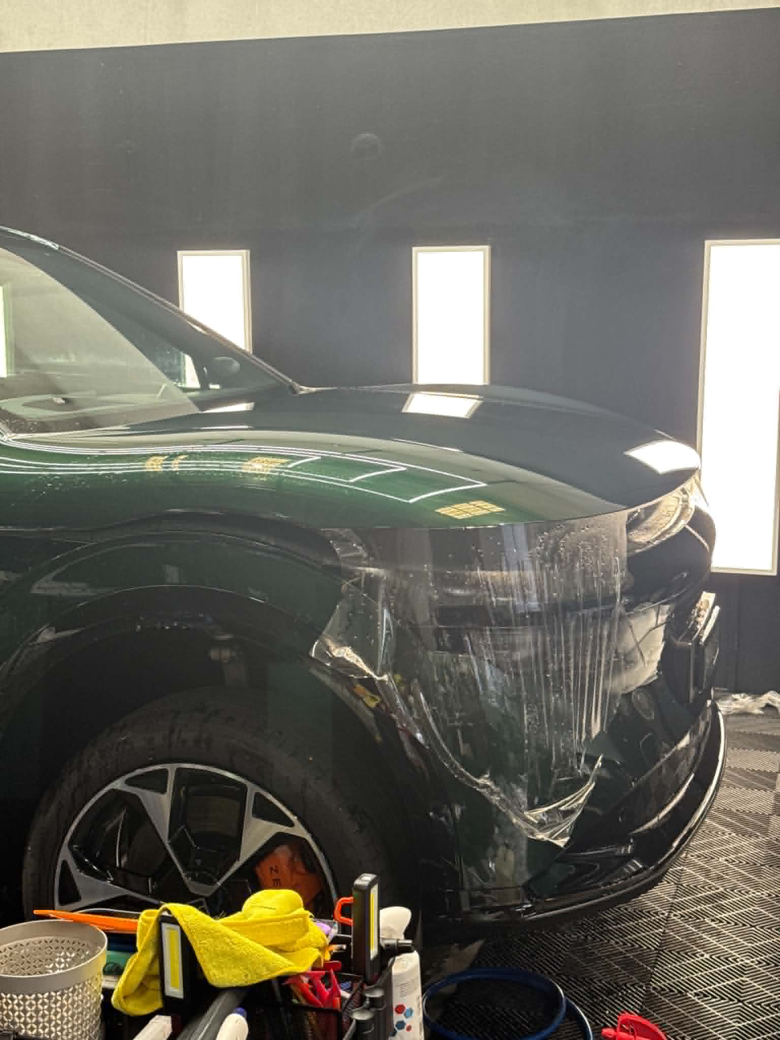 Fresh wrap detail — Melbourne workshop