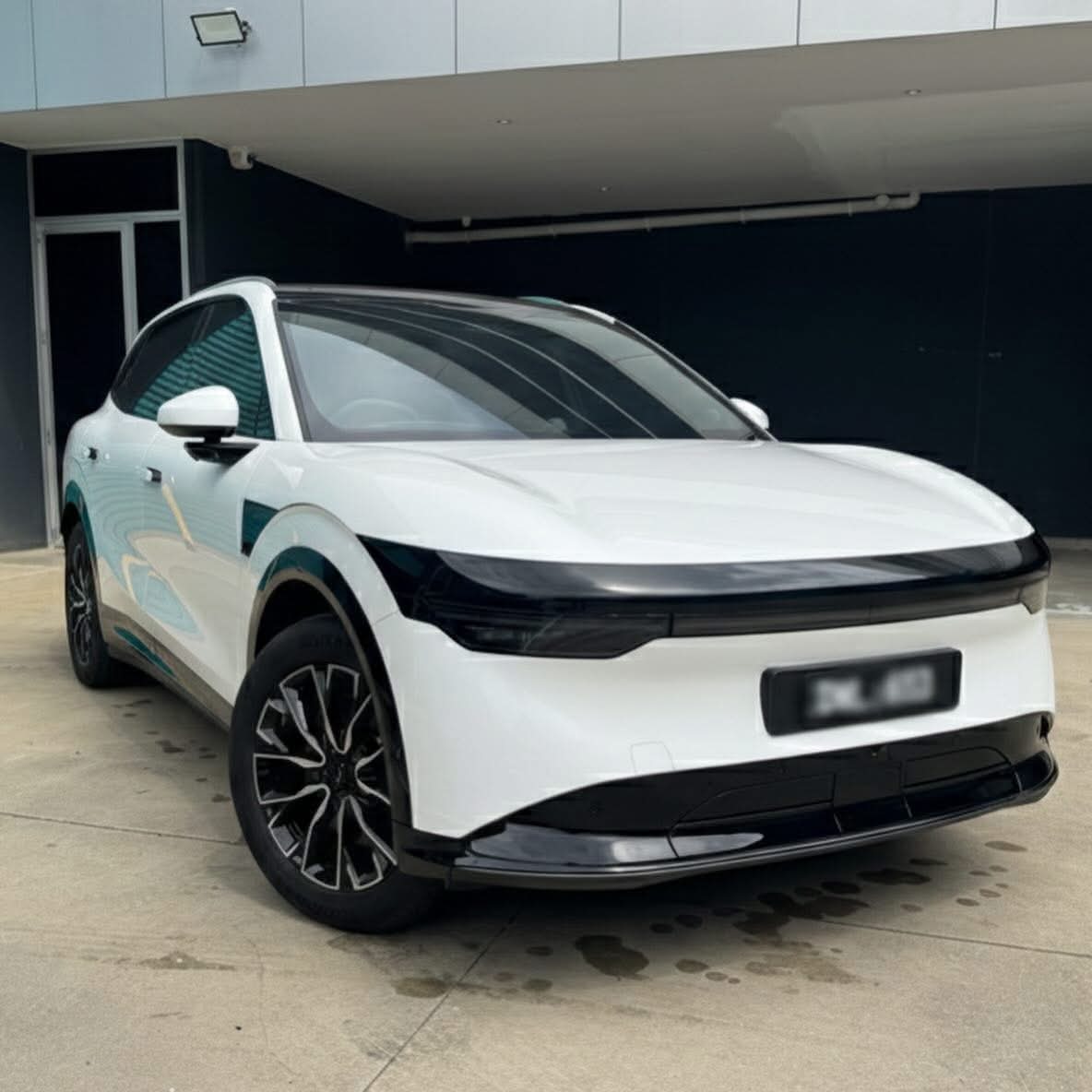 White wrap with PPF and chrome delete